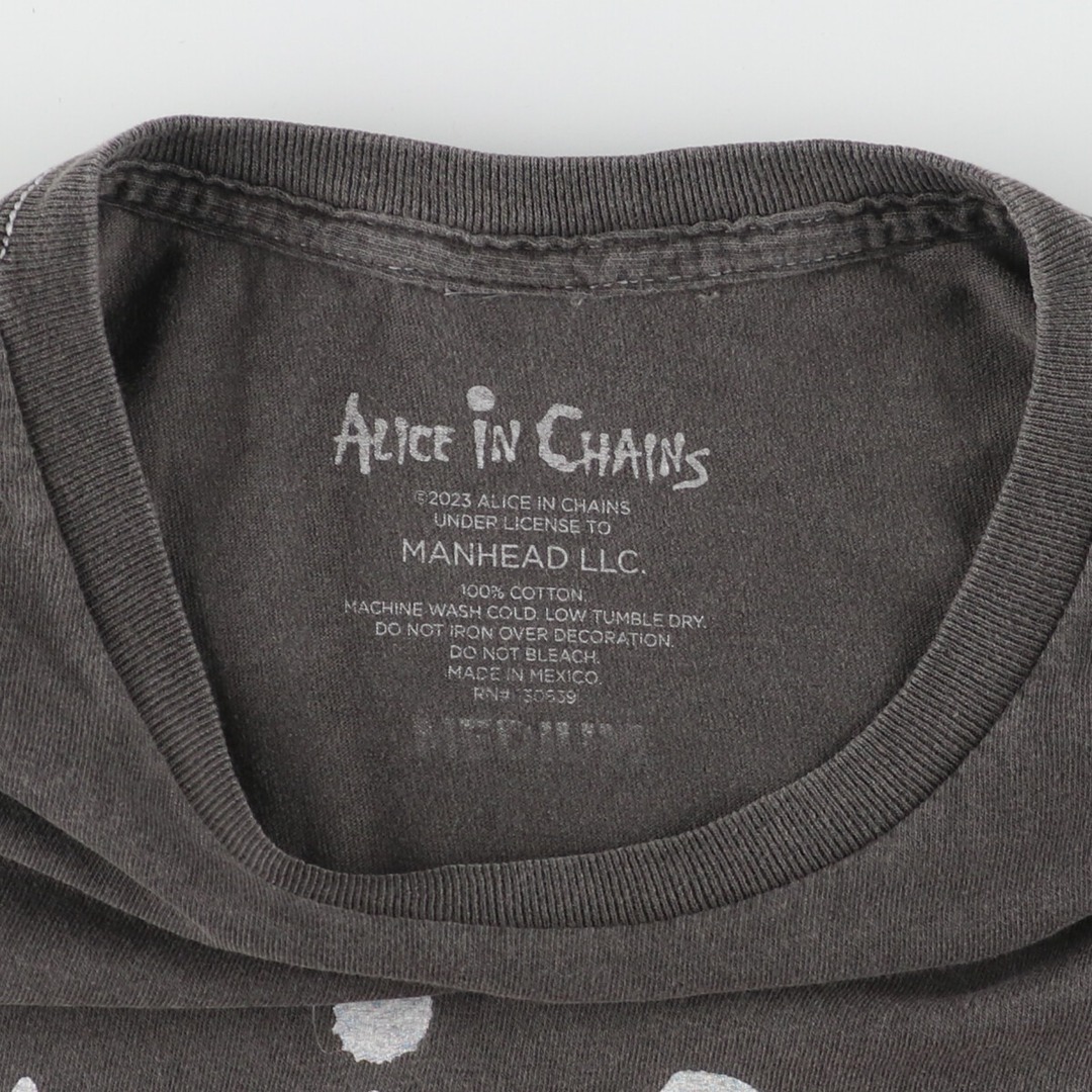 古着 ALICE IN CHAINS アリスインチェインズ バンドTシャツ バンT メンズM /eaa438550 メンズのトップス(Tシャツ/カットソー(半袖/袖なし))の商品写真