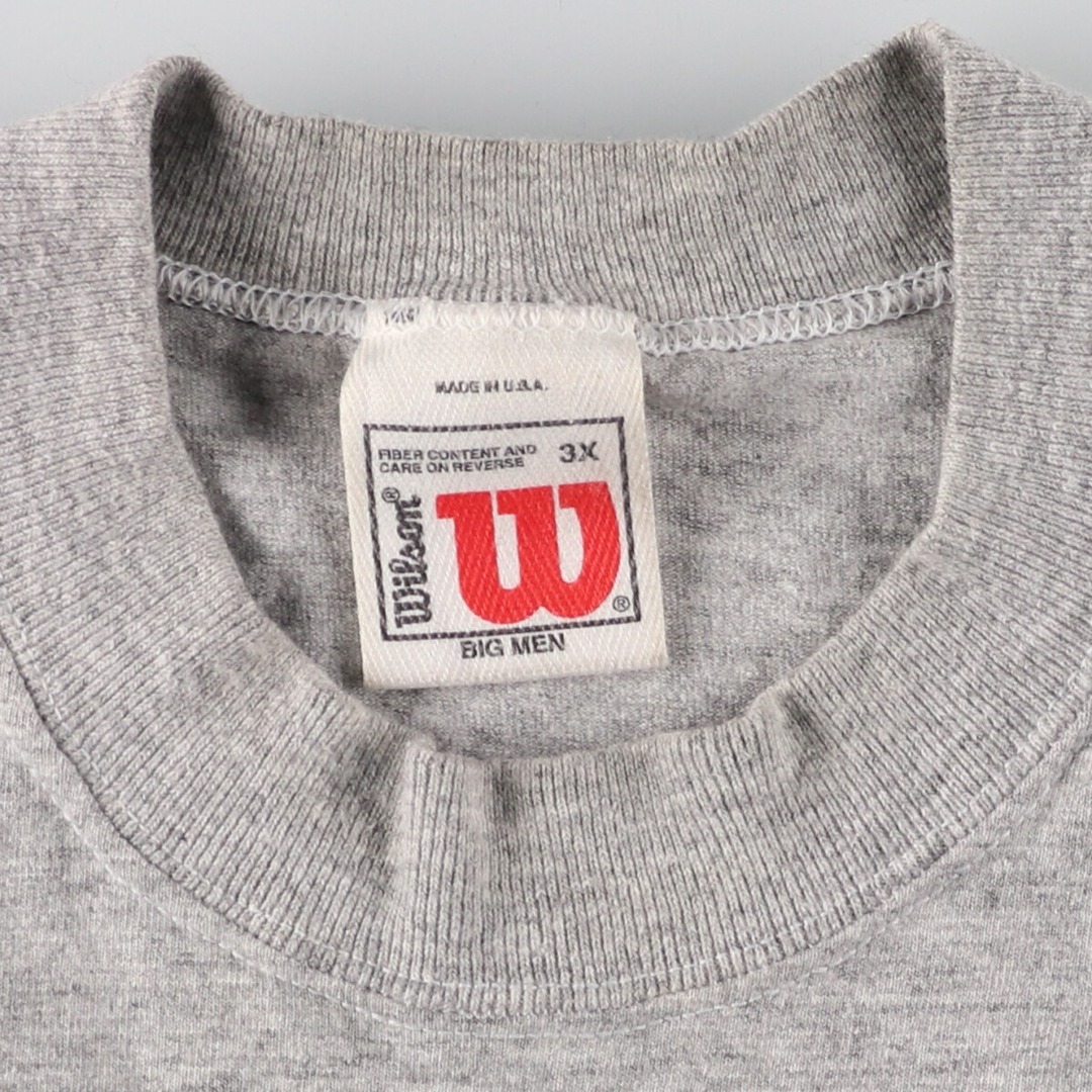 古着 ビッグサイズ ウィルソン WILSON ロゴプリントTシャツ USA製 メンズXXXL /eaa441603 メンズのトップス(Tシャツ/カットソー(半袖/袖なし))の商品写真