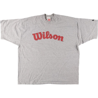 古着 ビッグサイズ ウィルソン WILSON ロゴプリントTシャツ USA製 メンズXXXL /eaa441603(Tシャツ/カットソー(半袖/袖なし))