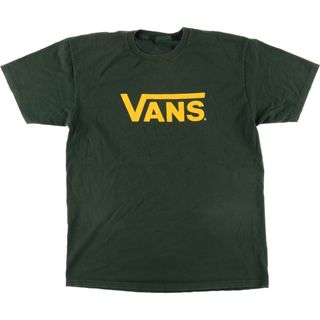 ヴァンズ(VANS)の古着 バンズ VANS ロゴプリントTシャツ メンズL /eaa441606(Tシャツ/カットソー(半袖/袖なし))