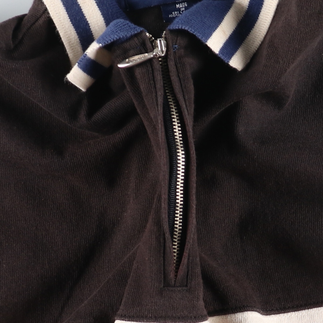 Ralph Lauren(ラルフローレン)の古着 ラルフローレン Ralph Lauren POLO SPORT ポロスポーツ ハーフジップ 半袖 ポロシャツ メンズM /eaa444333 メンズのトップス(ポロシャツ)の商品写真