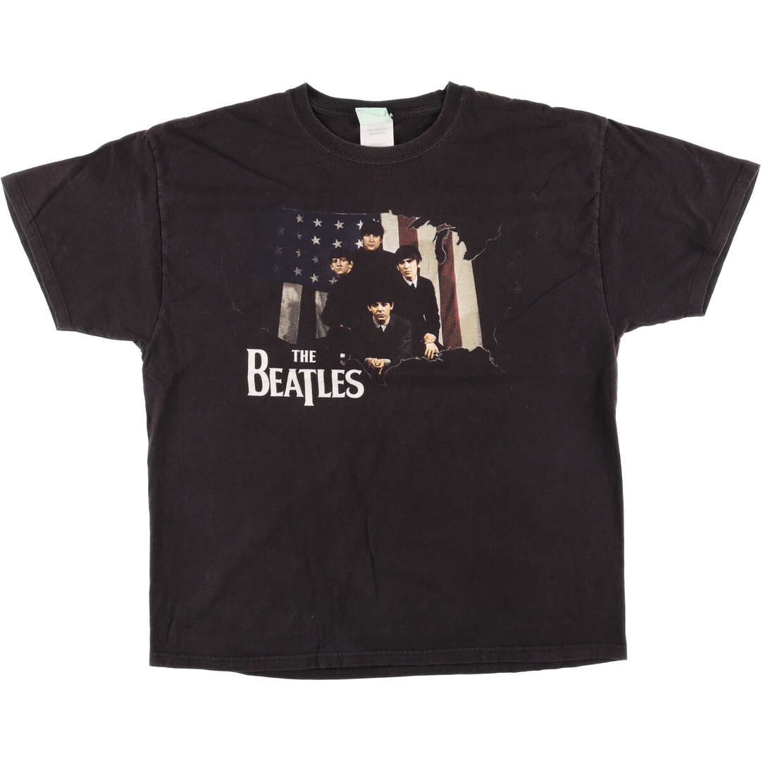 古着 00年代 THE BEATLES ビートルズ THE FIRST U.S. VISIT バンドTシャツ バンT メンズXL /eaa446430 メンズのトップス(Tシャツ/カットソー(半袖/袖なし))の商品写真