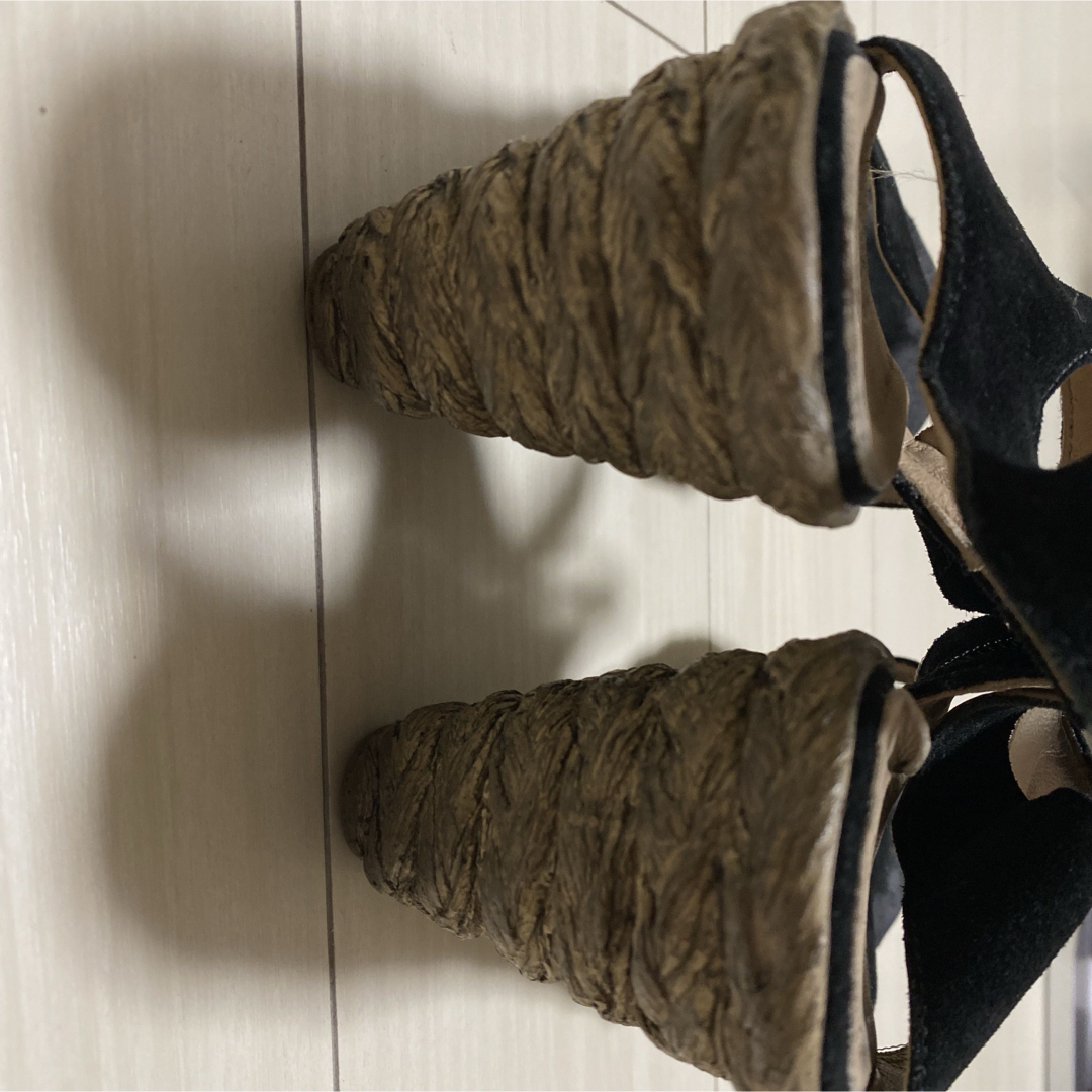 KAREN LIPPS(カレンリップス)のカレンリップス　スエードサンダル　38 レディースの靴/シューズ(サンダル)の商品写真