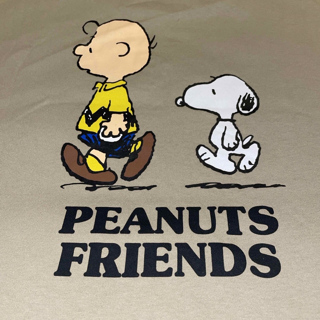 PEANUTS(ピーナッツ)のタグ付き ベージュ ピーナッツ peanuts スヌーピー SNOOPY シャツ メンズのトップス(Tシャツ/カットソー(半袖/袖なし))の商品写真