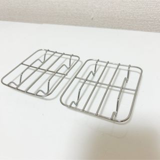 ステンレスボトルラック　2個セット(タオル/バス用品)