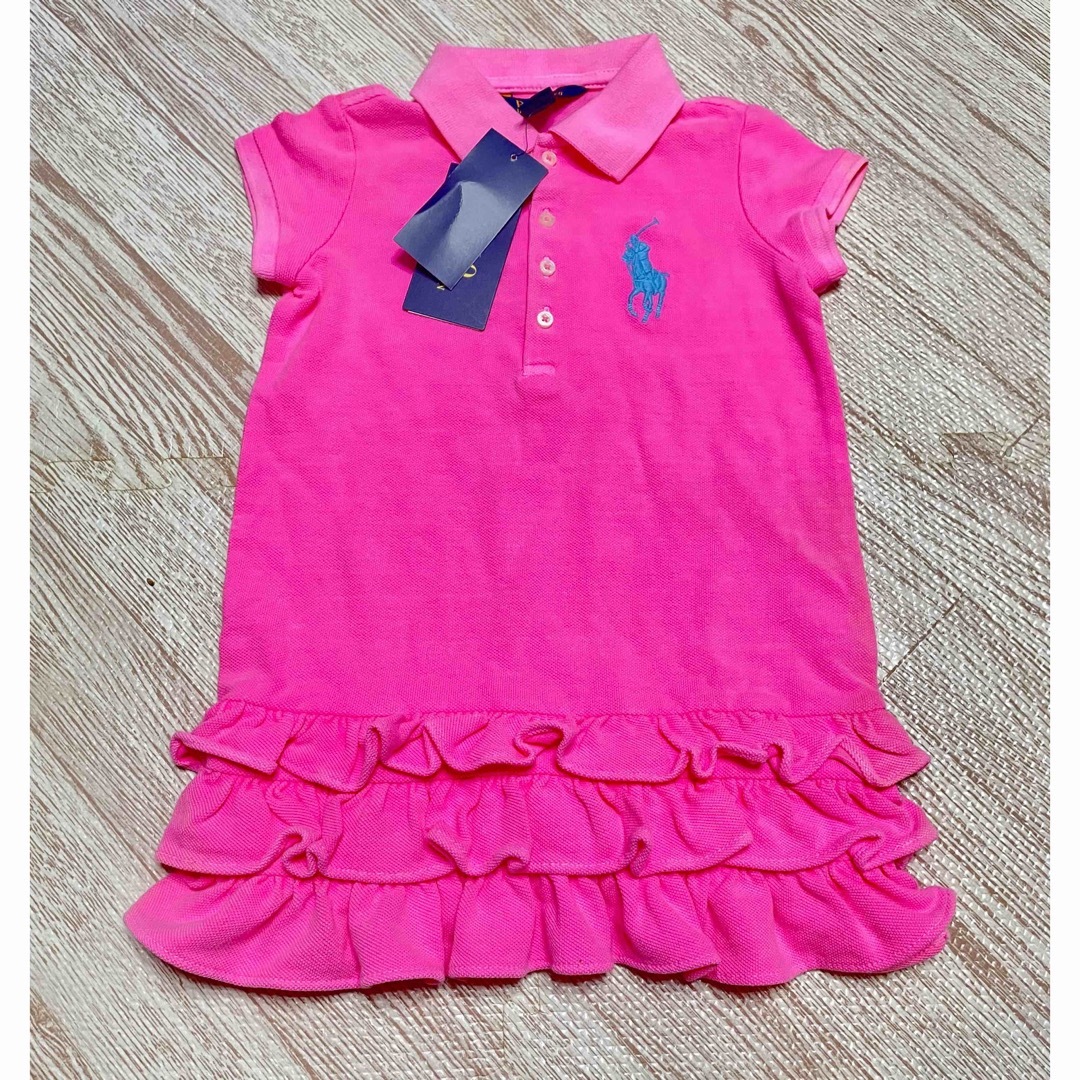 POLO RALPH LAUREN(ポロラルフローレン)のタグ付き新品未使用　3t 100 キッズ/ベビー/マタニティのキッズ服女の子用(90cm~)(ワンピース)の商品写真