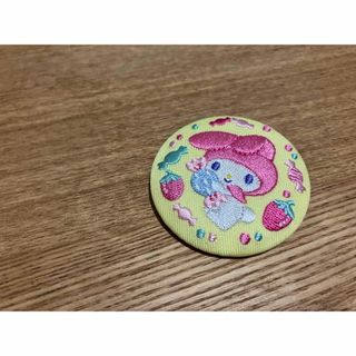 マイメロディ(マイメロディ)のマイメロディ刺繍缶バッチ(バッジ/ピンバッジ)