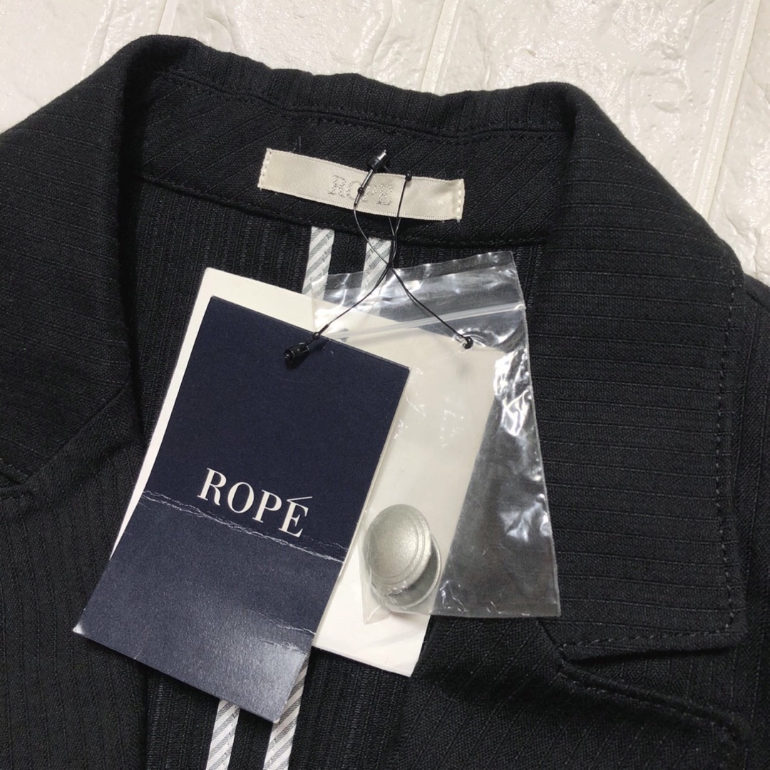 ROPE’(ロペ)の【未使用】ROPEロペのリボン半袖ジャケットEX-1 レディースのジャケット/アウター(テーラードジャケット)の商品写真