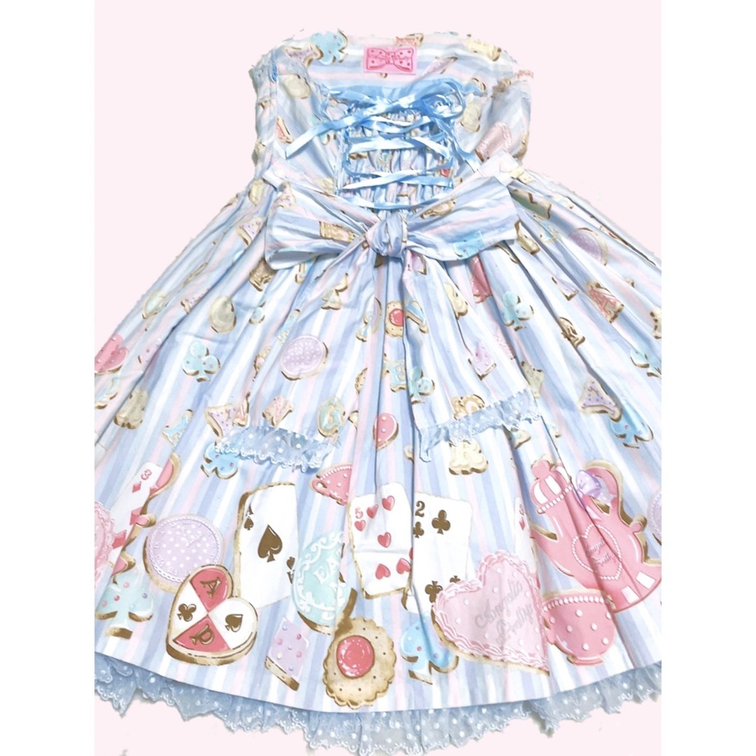 Angelic Pretty(アンジェリックプリティー)の♡ワンダークッキー ベアJSK♡ レディースのワンピース(ひざ丈ワンピース)の商品写真