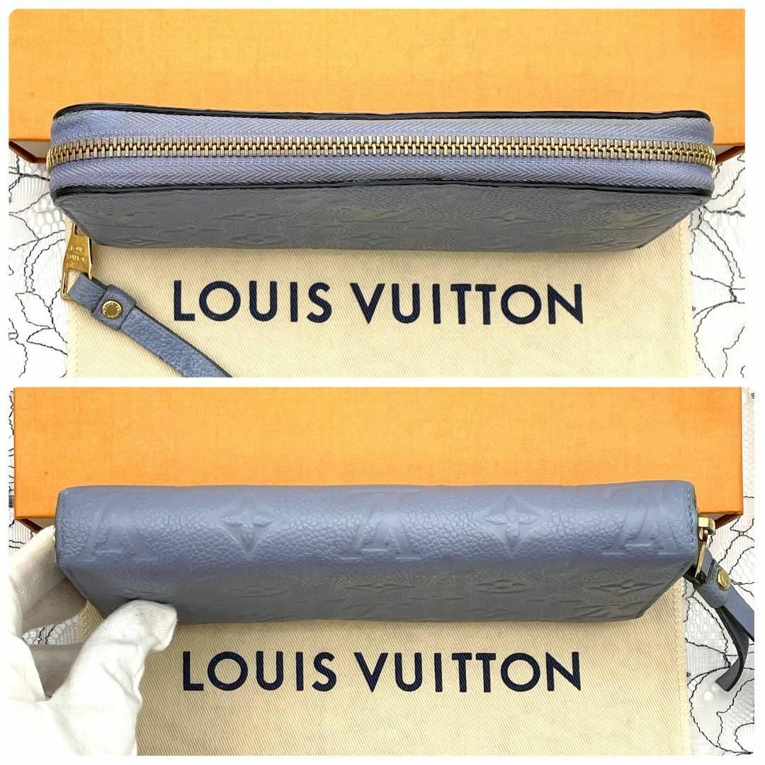 LOUIS VUITTON(ルイヴィトン)の★美品★　モノグラム　アンプラント　ジッピーウォレット　ブルー　長財布 レディースのファッション小物(財布)の商品写真