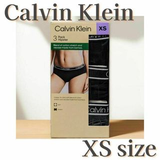 カルバンクライン(Calvin Klein)の【新品】カルバンクライン ヒップスター 下着 ショーツ XS 黒 レディース(ショーツ)