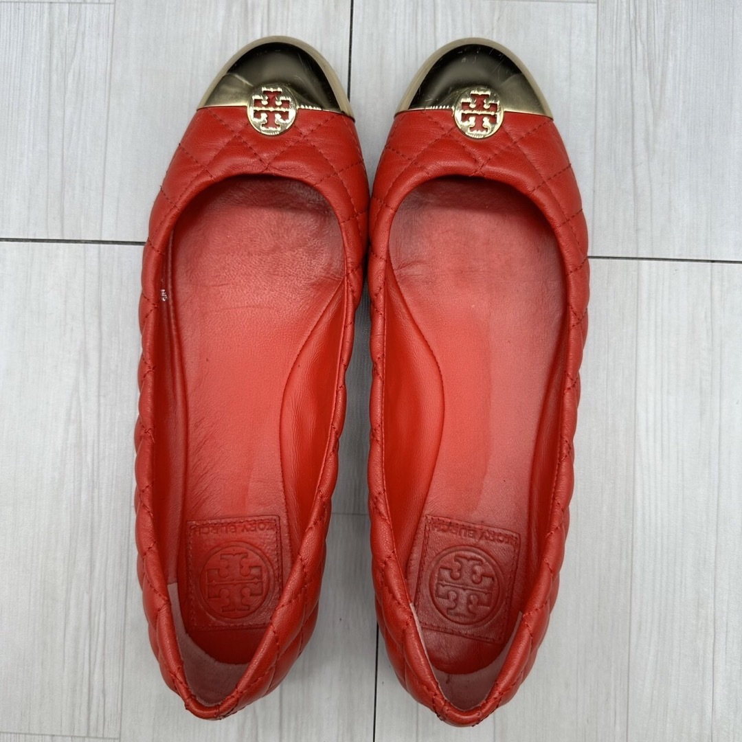 Tory Burch(トリーバーチ)の[TORY BURCH】トリーバーチ 23.5 フラットシューズ キルティング レディースの靴/シューズ(バレエシューズ)の商品写真