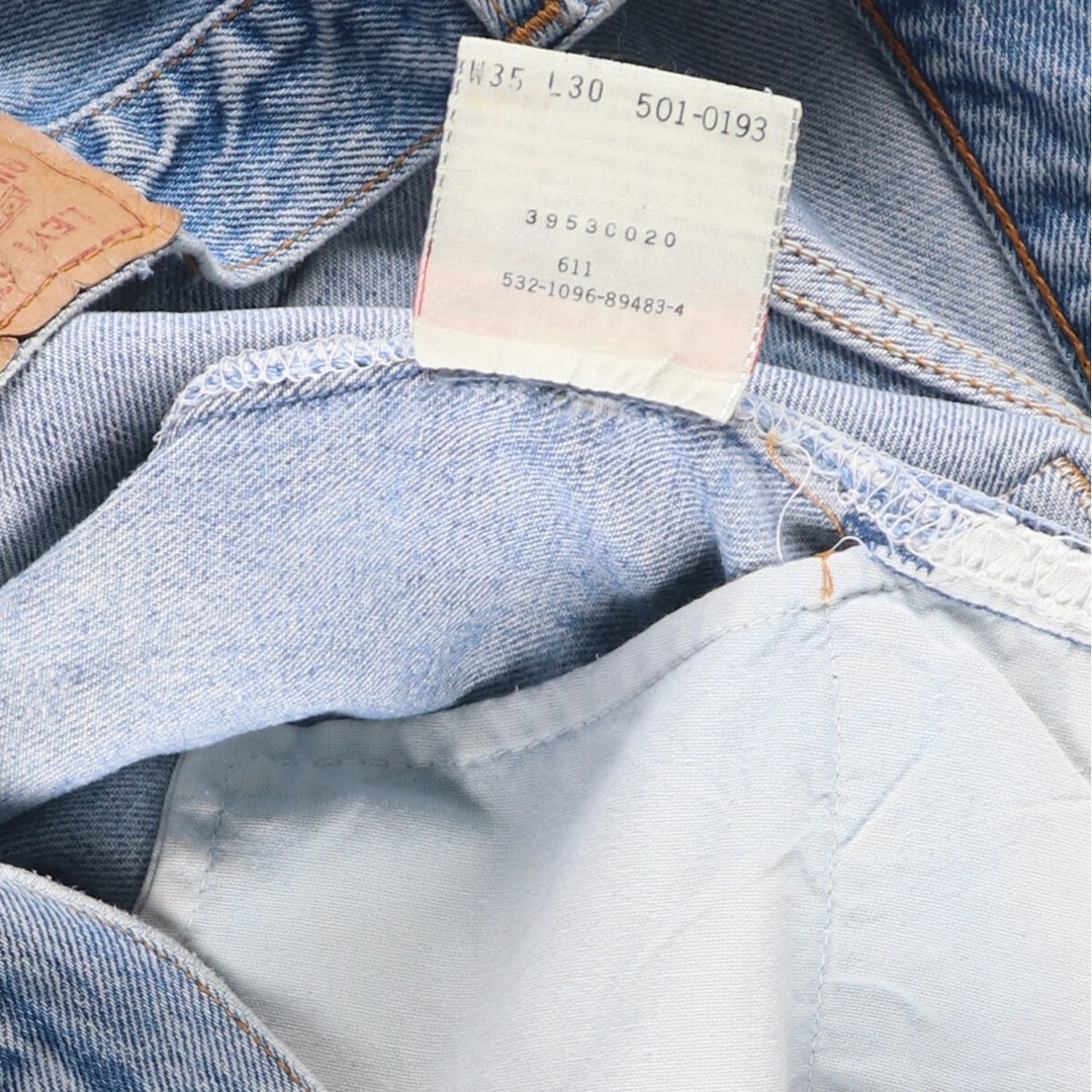 Levi's(リーバイス)の古着 90年代 リーバイス Levi's 501-0193 テーパードデニムパンツ USA製 メンズw35 ヴィンテージ /eaa421551 メンズのパンツ(デニム/ジーンズ)の商品写真