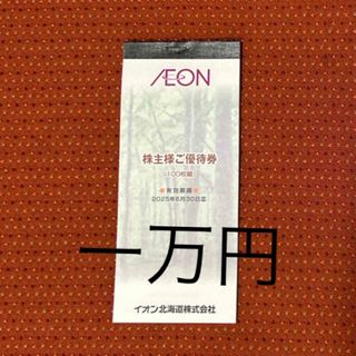 イオン北海道　株主優待券　１冊　１万円分(ショッピング)