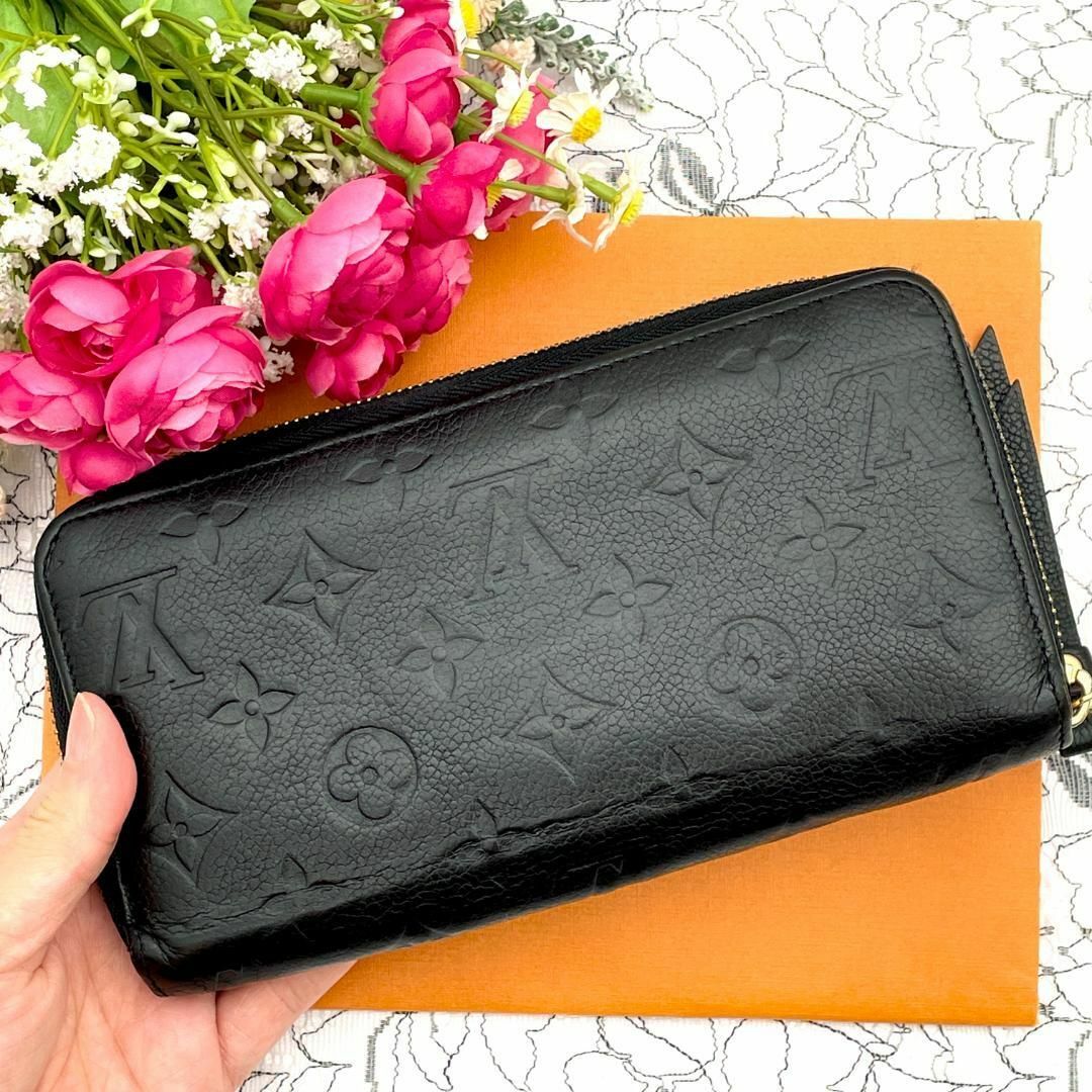 LOUIS VUITTON(ルイヴィトン)の★美品★　モノグラム　アンプラント　ジッピーウォレット　ブラック レディースのファッション小物(財布)の商品写真