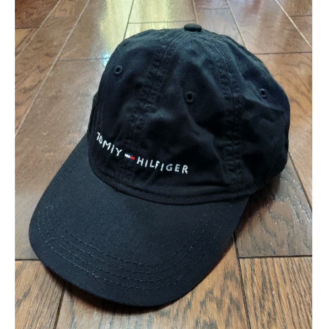 TOMMY HILFIGER(トミーヒルフィガー)のTOMMY HILFIGER　キャップ　黒 メンズの帽子(キャップ)の商品写真