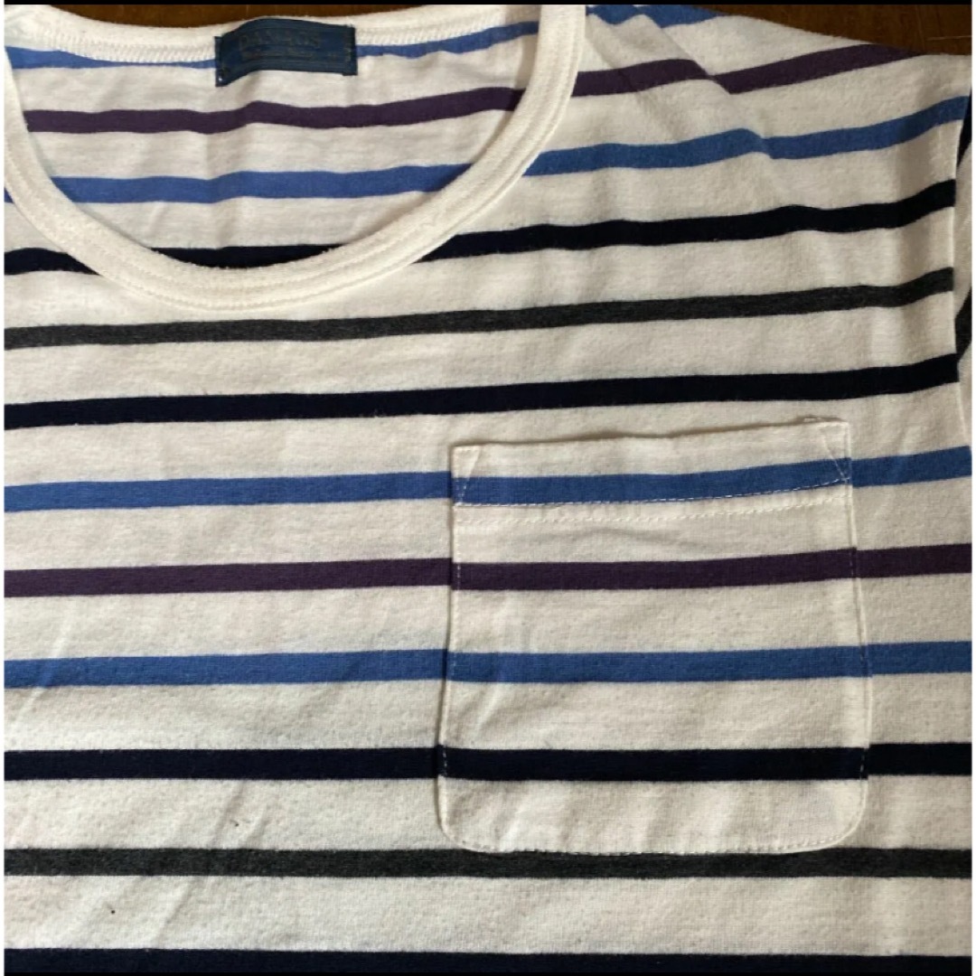 ボーダー Tシャツ　Mサイズ レディースのトップス(Tシャツ(半袖/袖なし))の商品写真