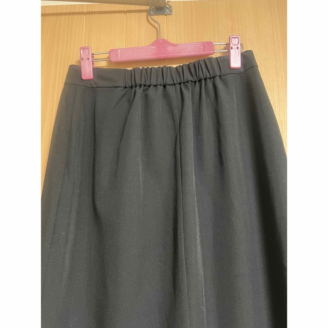 ジップタイトスカート　ブラック レディースのスカート(ロングスカート)の商品写真