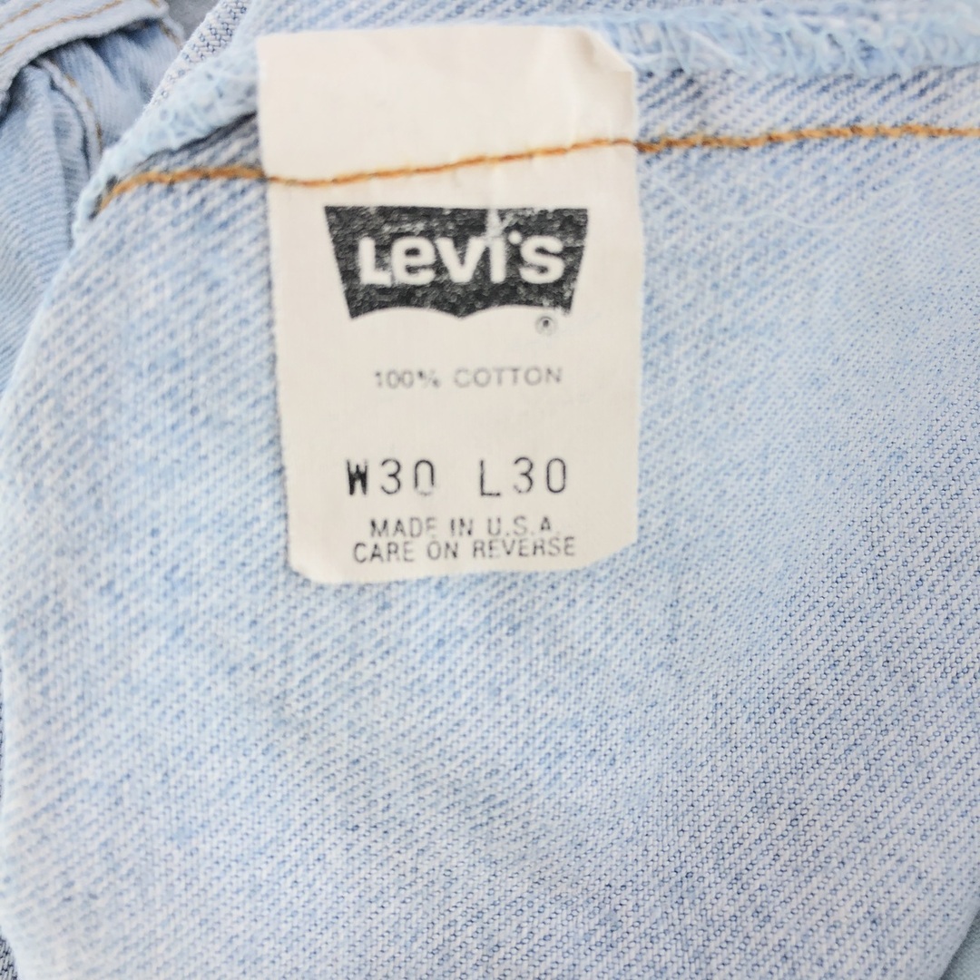 Levi's(リーバイス)の古着 90年代 リーバイス Levi's 501 ストレートデニムパンツ USA製 メンズw29 ヴィンテージ /eaa392171 メンズのパンツ(デニム/ジーンズ)の商品写真