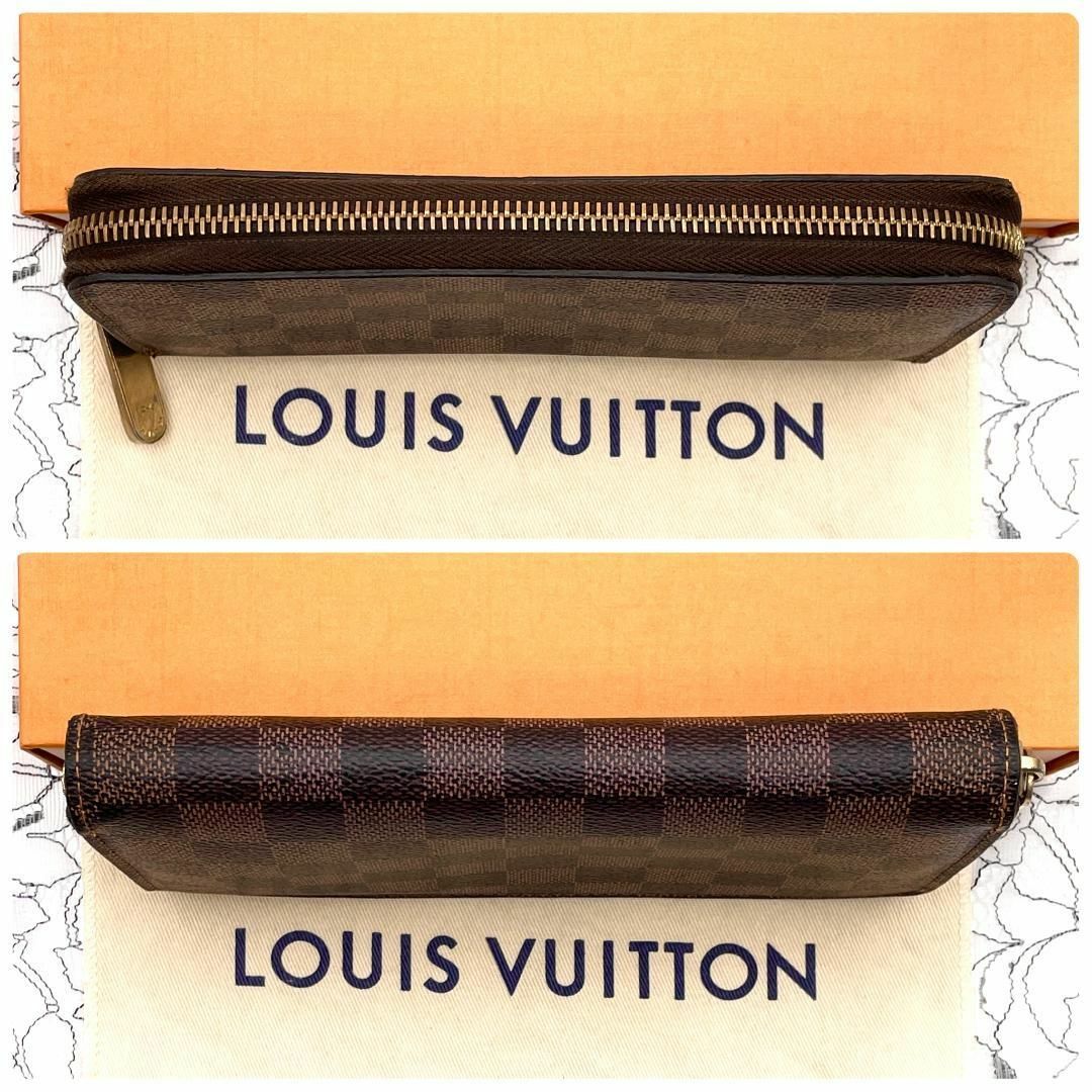 LOUIS VUITTON(ルイヴィトン)の★美品★　ルイヴィトン　ダミエ　ジッピーウォレット　エべヌ　長財布 レディースのファッション小物(財布)の商品写真