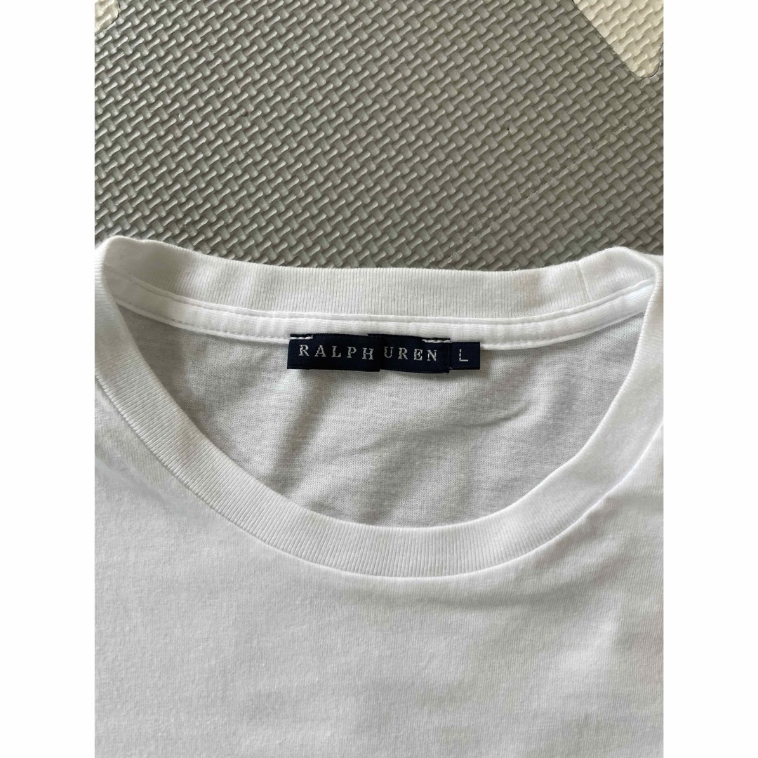 Ralph Lauren(ラルフローレン)のラルフローレン　白Ｔシャツ メンズのトップス(Tシャツ/カットソー(半袖/袖なし))の商品写真