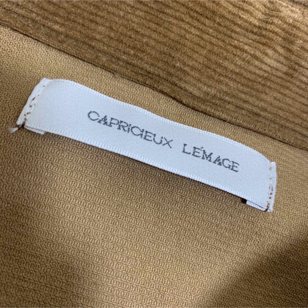 CAPRICIEUX LE'MAGE(カプリシューレマージュ)の【中古美品】CAPRICIEUX LE'MAGE BIGコーデュロイシャツ レディースのトップス(シャツ/ブラウス(長袖/七分))の商品写真