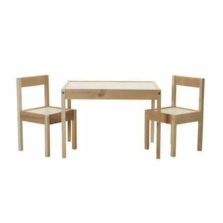 IKEA(イケア) L?TT 10178413 子供用テーブル チェア2脚付, (その他)