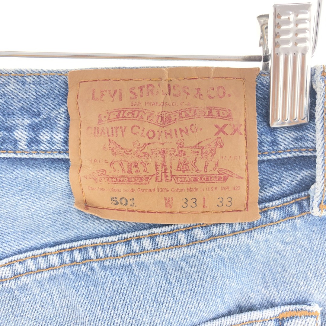 Levi's(リーバイス)の古着 90年代 リーバイス Levi's 501 ストレートデニムパンツ USA製 メンズw31 ヴィンテージ /eaa392223 メンズのパンツ(デニム/ジーンズ)の商品写真