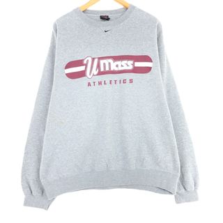 ナイキ(NIKE)の古着 00年代 ナイキ NIKE TEAM プリントスウェットシャツ トレーナー メンズXL /eaa410518(スウェット)