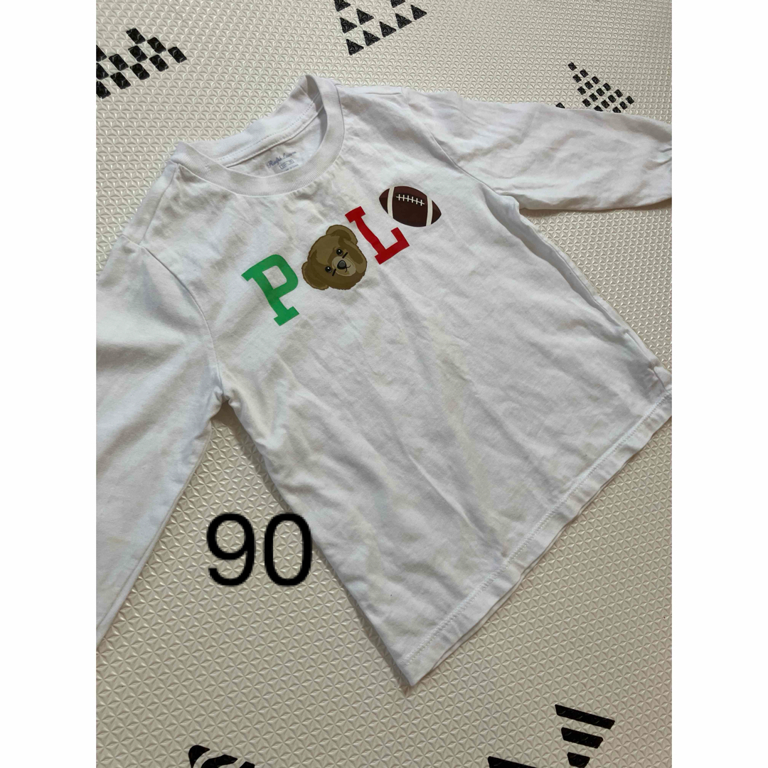 POLO RALPH LAUREN(ポロラルフローレン)のラルフローレンポロ POLO 90 長袖  Tシャツ キッズ/ベビー/マタニティのキッズ服男の子用(90cm~)(Tシャツ/カットソー)の商品写真