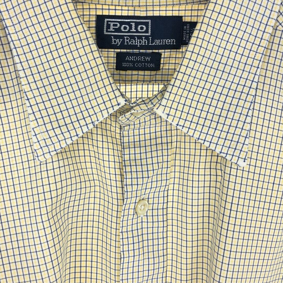 Ralph Lauren(ラルフローレン)の古着 ラルフローレン Ralph Lauren ANDREW 長袖 コットンチェックシャツ メンズL /eaa446246 メンズのトップス(シャツ)の商品写真