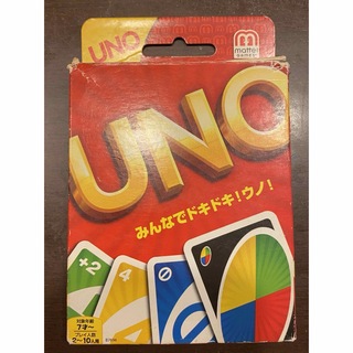 MATTEL - UNO Card Game B7696 ビンテージ マテル・インターナショナル製