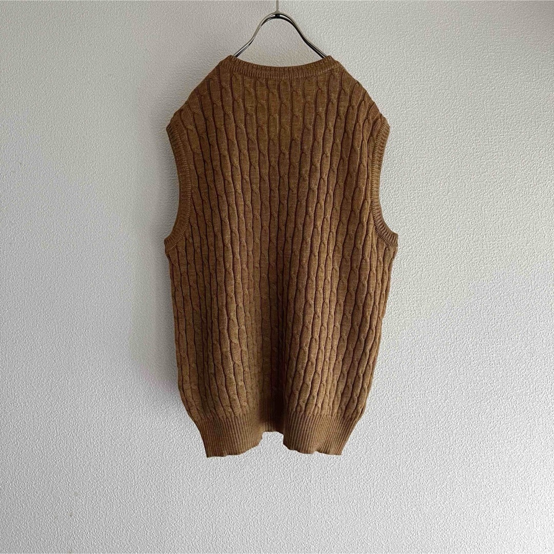 ウルグアイ製 “ROBERT BANKS” Cable Knit Vest メンズのトップス(ベスト)の商品写真