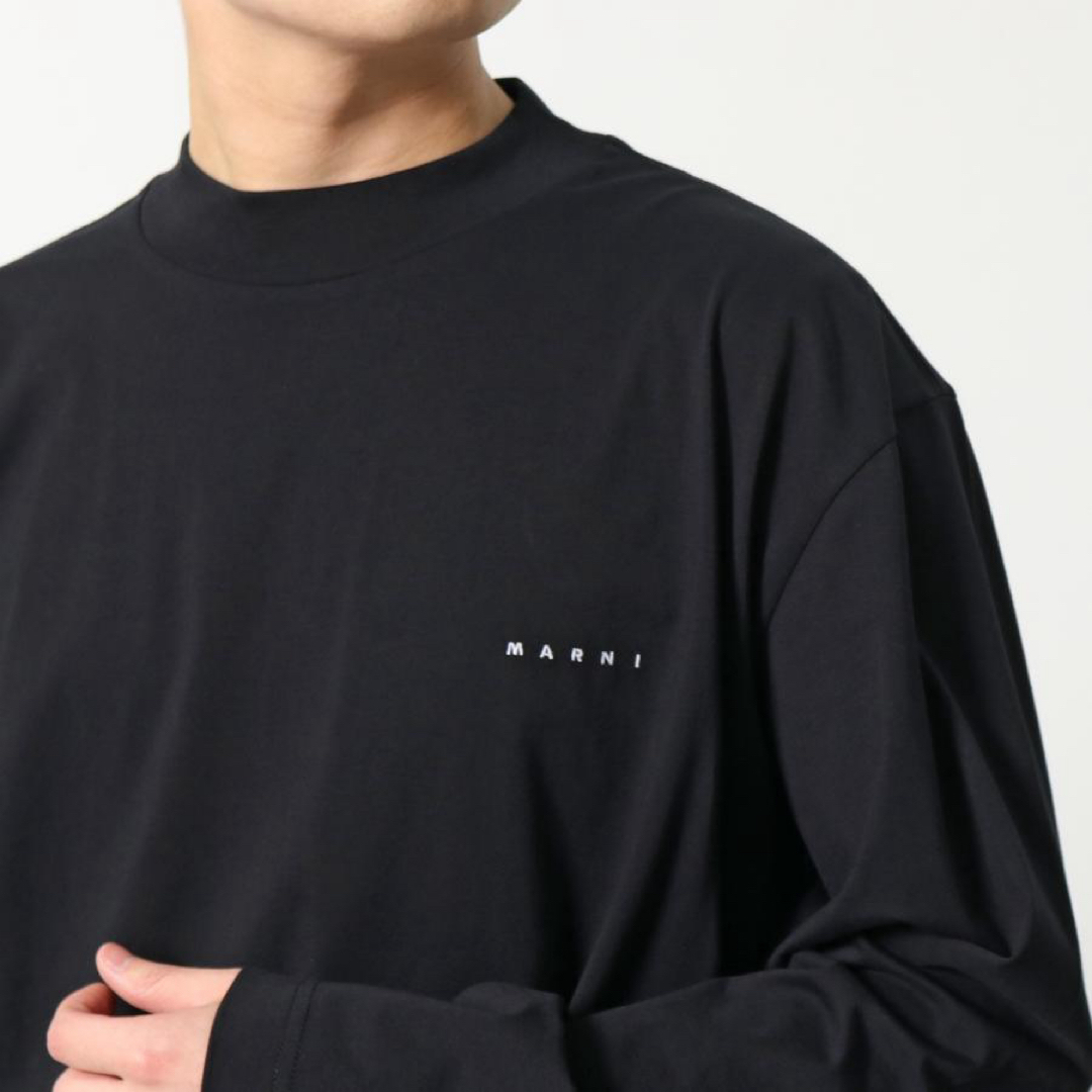 Marni(マルニ)の限界価格！MARNI マルニ　モックネックロングTシャツ　46 メンズのトップス(Tシャツ/カットソー(七分/長袖))の商品写真