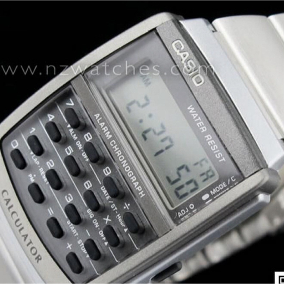 CASIO(カシオ)のカシオ　デジタル腕時計　新品　計算機能搭載　海外並行輸入モデル　データバンク メンズの時計(腕時計(デジタル))の商品写真