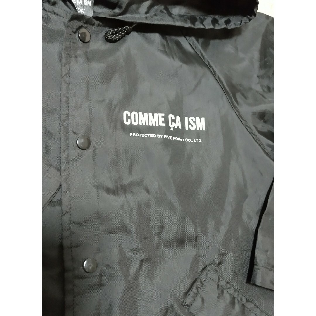 COMME CA ISM(コムサイズム)のコムサイズム　110　黒レインコート キッズ/ベビー/マタニティのキッズ服男の子用(90cm~)(コート)の商品写真