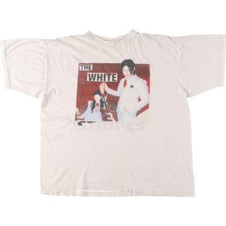 古着 00年代 CLASSIC T THE WHITE STRIPES ザホワイトストライプス バンドTシャツ バンT メンズXL /eaa446218(Tシャツ/カットソー(半袖/袖なし))