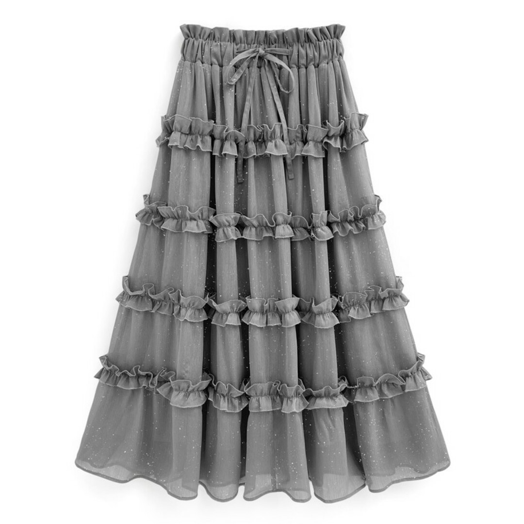 GRL(グレイル)のティアード　スカート レディースのスカート(ひざ丈スカート)の商品写真