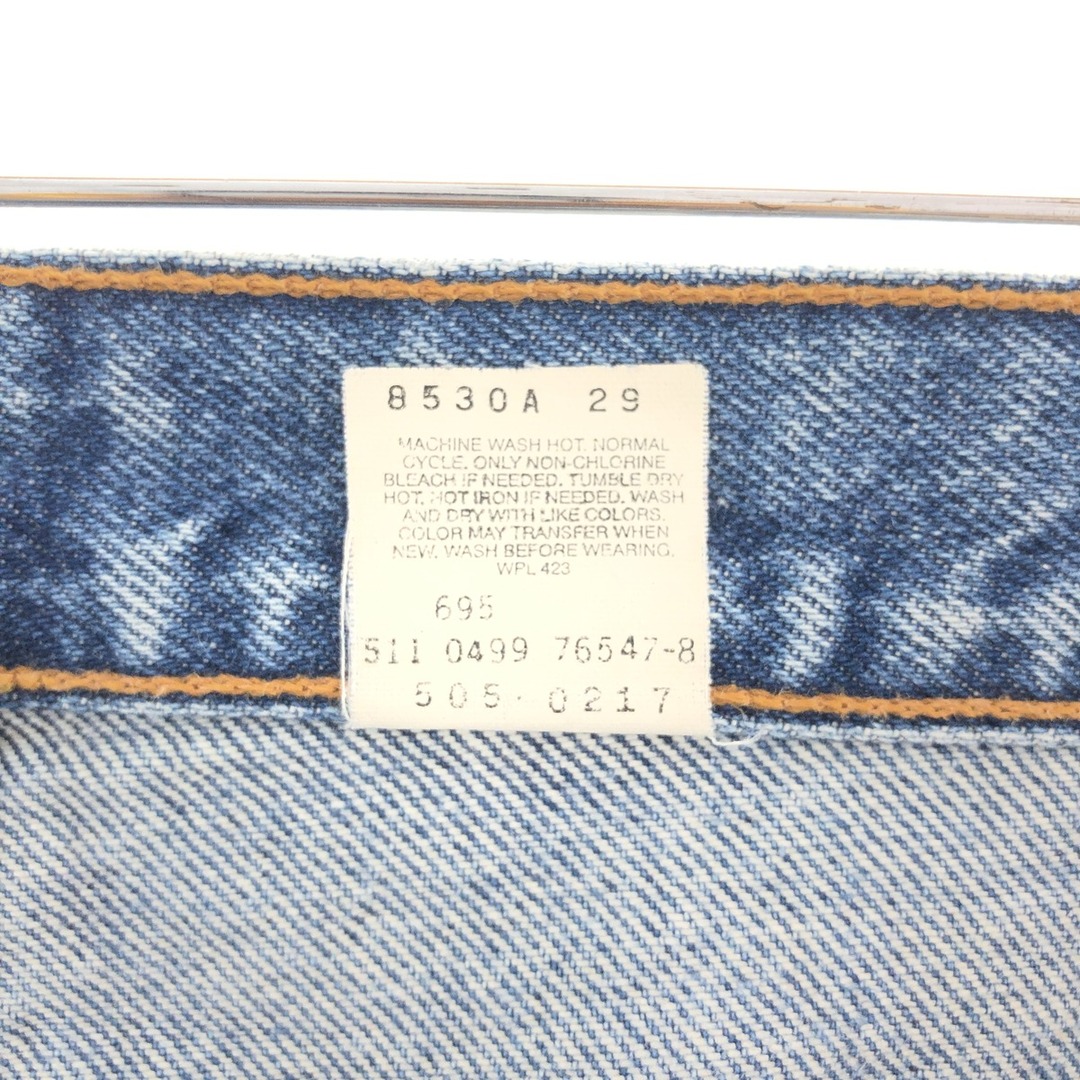 Levi's(リーバイス)の古着 90年代 リーバイス Levi's 505 REGULAR FIT STRAIGHT LEG テーパードデニムパンツ USA製 メンズw34 ヴィンテージ /eaa392173 メンズのパンツ(デニム/ジーンズ)の商品写真