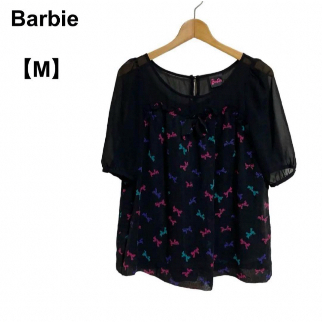 Barbie(バービー)の【古着】レディース Barbie 半袖Tシャツ カットソー レディースのトップス(Tシャツ(半袖/袖なし))の商品写真