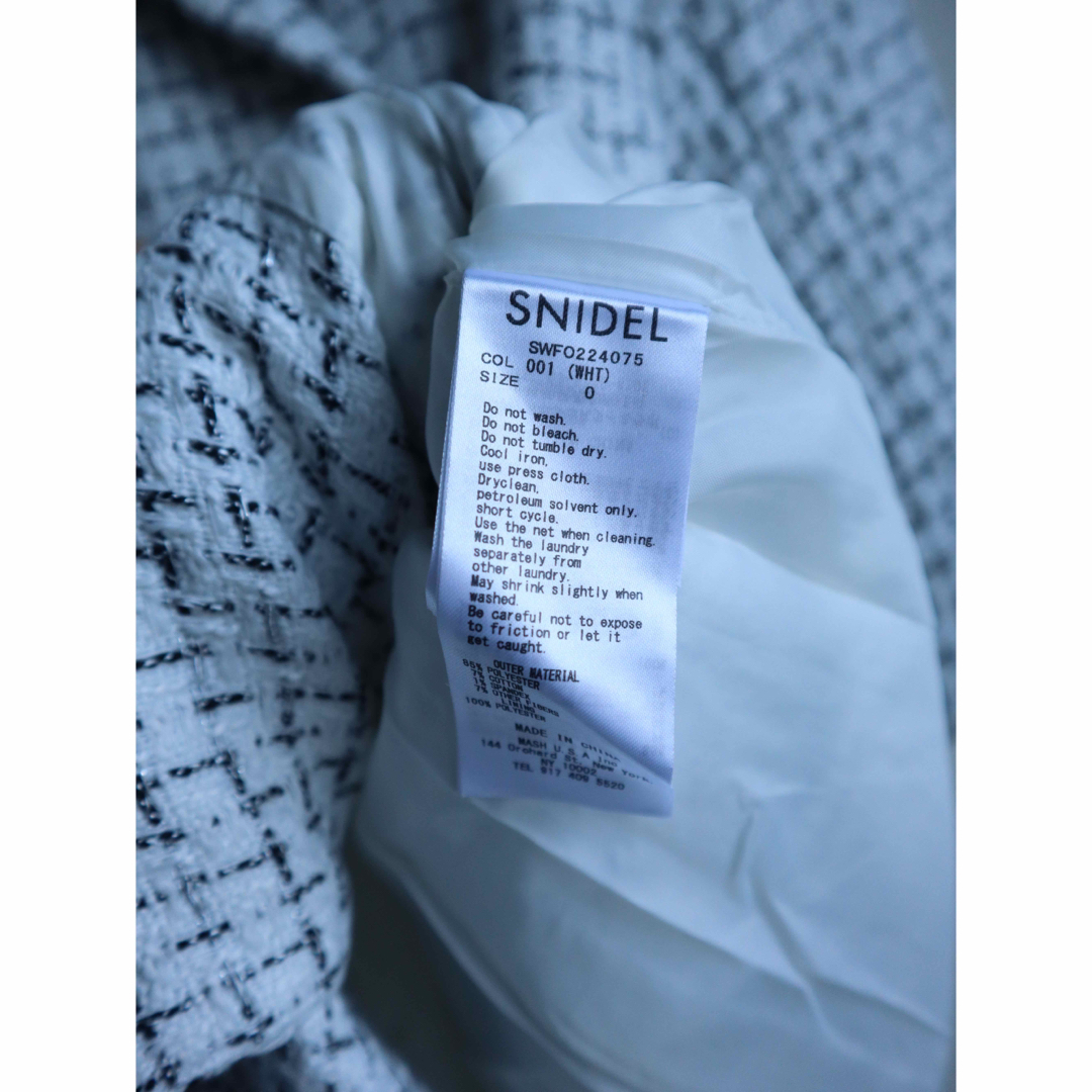 SNIDEL(スナイデル)のSnidel ジャケットミニワンピース レディースのワンピース(ひざ丈ワンピース)の商品写真