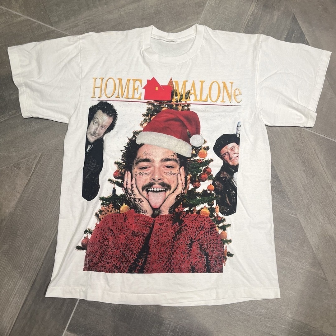 Post Malone ポストマローン ホームアローンパロディTシャツ/ラッパー メンズのトップス(Tシャツ/カットソー(半袖/袖なし))の商品写真
