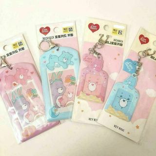 ケアベア(CareBears)の韓国　ケアベア　トレカホルダー　ミニフォトホルダー　セット 匿名配送(キャラクターグッズ)