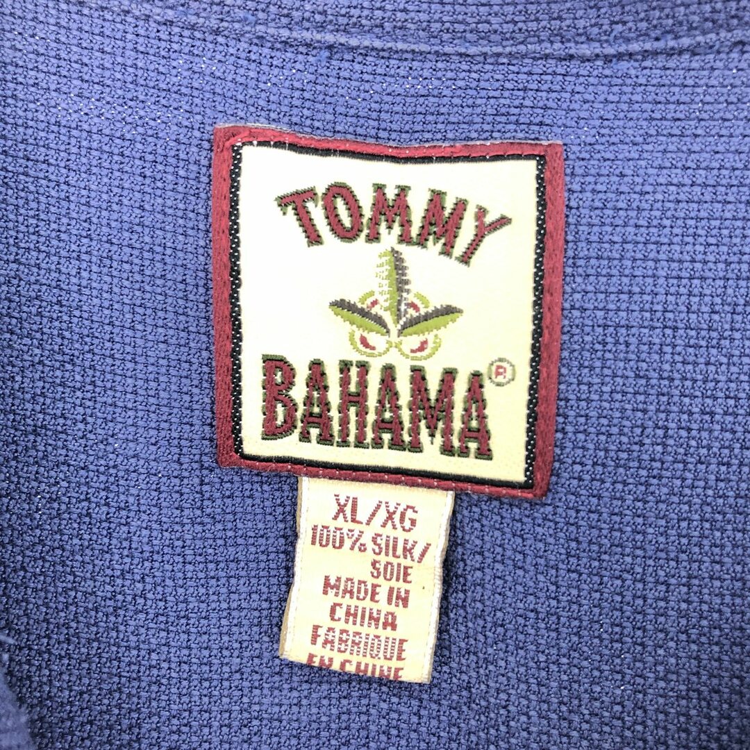 古着 トミーバハマ Tommy Bahama オープンカラー シルク ハワイアンアロハシャツ メンズXL /eaa441036 メンズのトップス(シャツ)の商品写真
