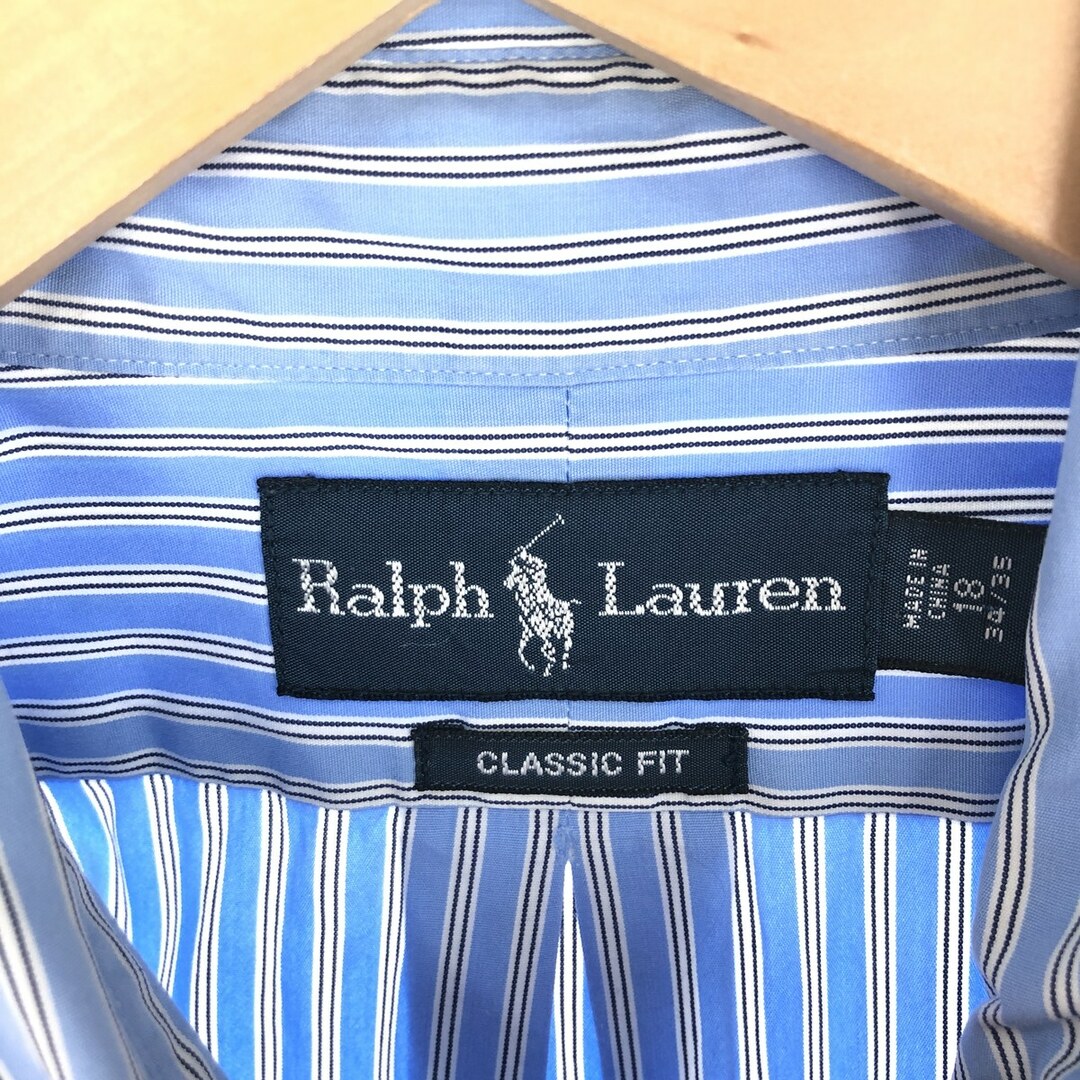 Ralph Lauren(ラルフローレン)の古着 ラルフローレン Ralph Lauren Ralph Lauren CLASSIC FIT 長袖 ボタンダウンストライプシャツ メンズXXL /eaa441082 メンズのトップス(シャツ)の商品写真