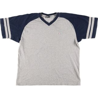 チャンピオン(Champion)の古着 チャンピオン Champion ラグランTシャツ メンズXL 半袖 /eaa441616(Tシャツ/カットソー(半袖/袖なし))