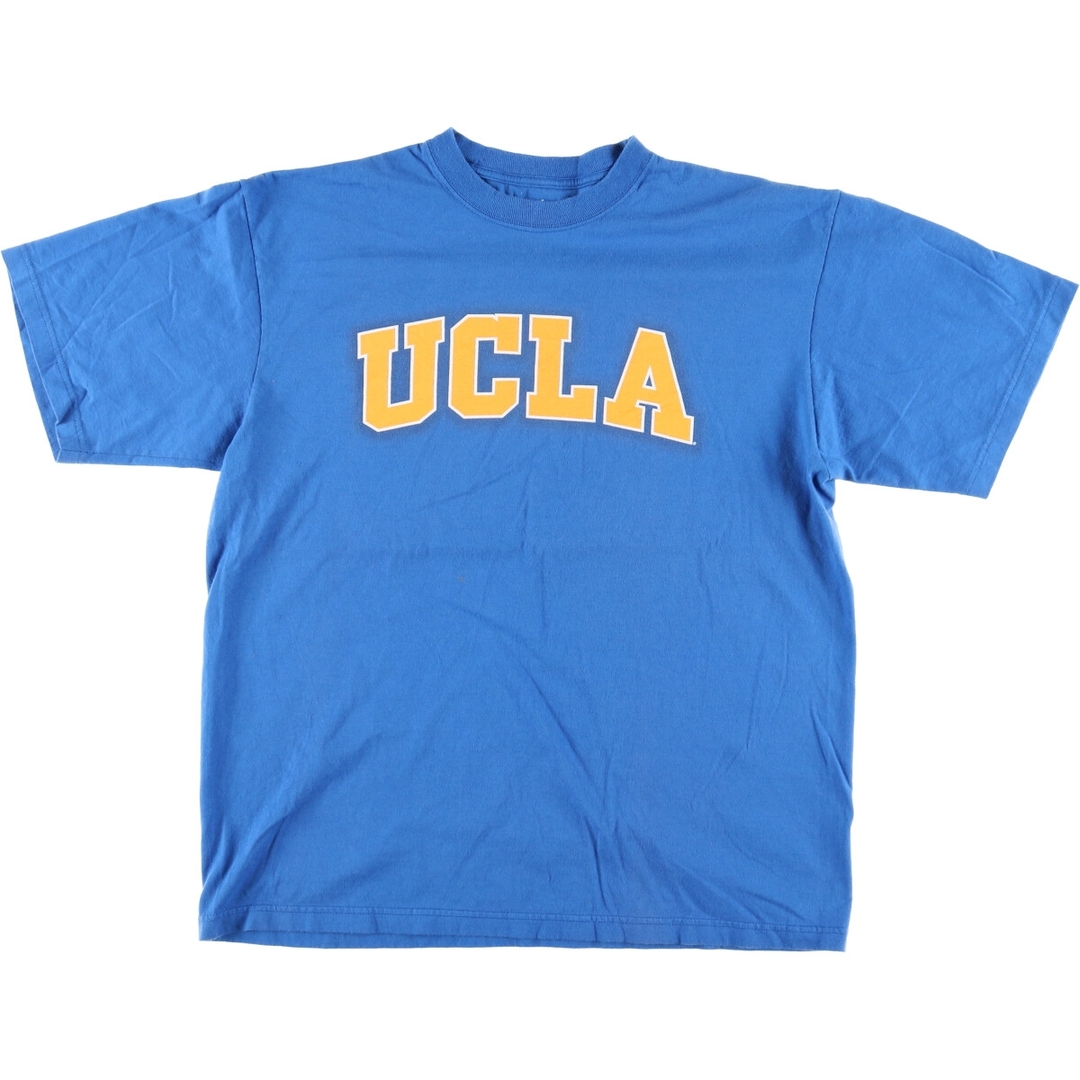 adidas(アディダス)の古着 アディダス adidas UCLA カリフォルニア大学ロサンゼルス校 カレッジTシャツ メンズL /eaa441623 メンズのトップス(Tシャツ/カットソー(半袖/袖なし))の商品写真