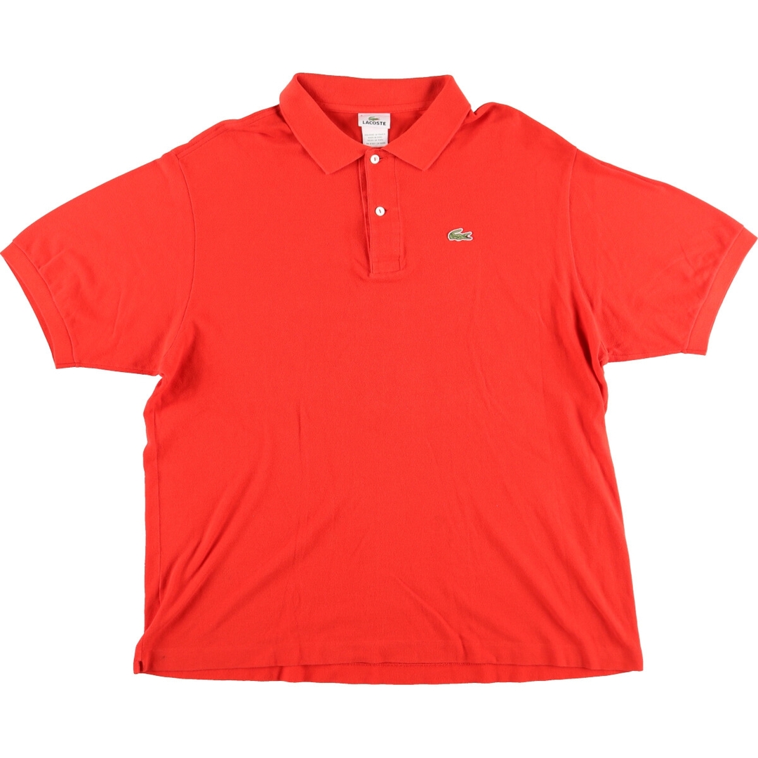 LACOSTE(ラコステ)の古着 ラコステ LACOSTE フランス企画 半袖 ポロシャツ 8 メンズXXL /eaa444833 メンズのトップス(ポロシャツ)の商品写真