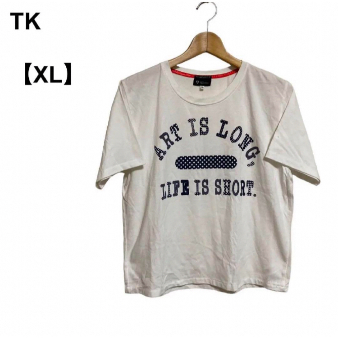 TK(ティーケー)の【古着】レディース TK 半袖Tシャツ カットソー ワイド レディースのトップス(Tシャツ(半袖/袖なし))の商品写真