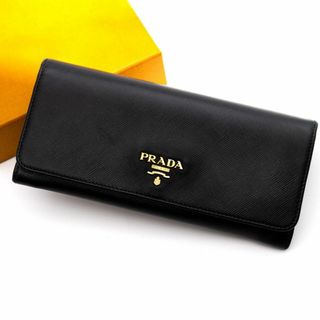 プラダ(PRADA)の★美品★ プラダ 長財布 サフィアーノ コンパクト(財布)